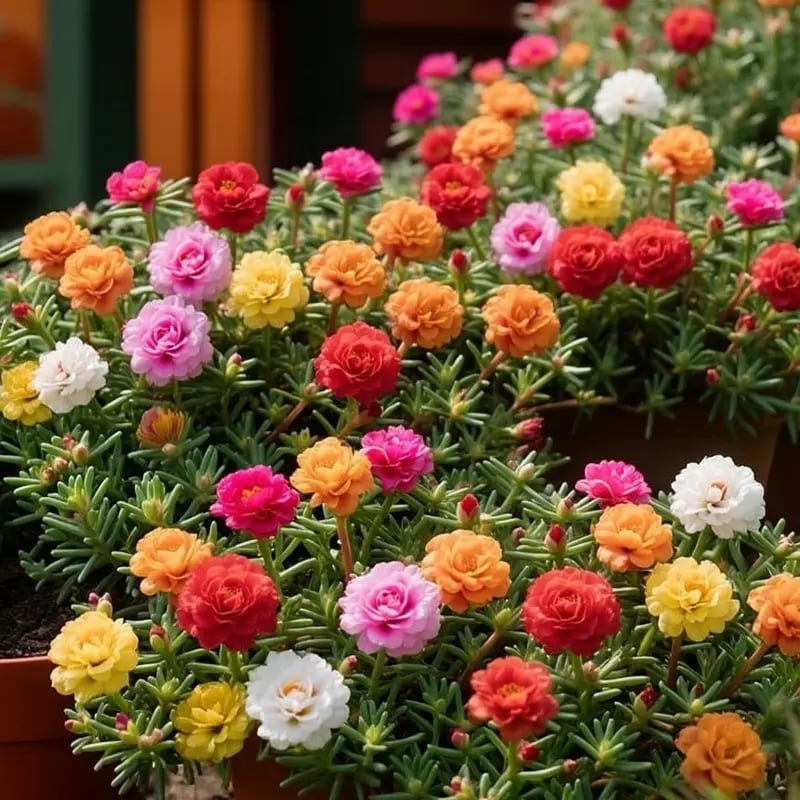 Best Store - 🌸Moss Rose Seeds – 🌿Perennial Flower Seeds / Large Flowers / Easy to Grow