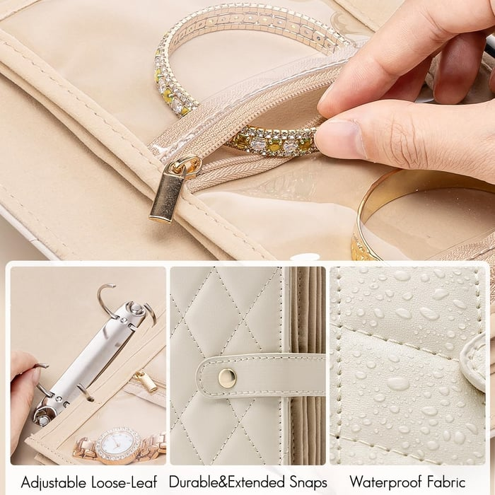 Travel Jewelry Organizer Case