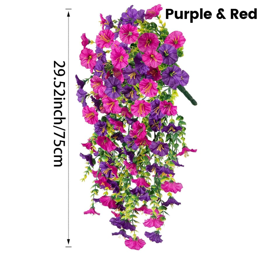 Best Store - 🌺UV Resistant Hanging Artificial Morning Glory Vine 💖
