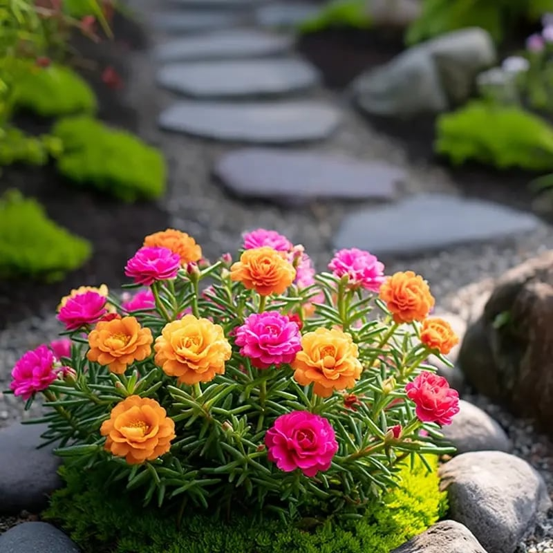 Best Store - 🌸Moss Rose Seeds – 🌿Perennial Flower Seeds / Large Flowers / Easy to Grow