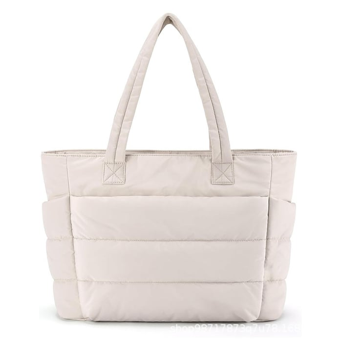 Large Tote Bag With Zipper