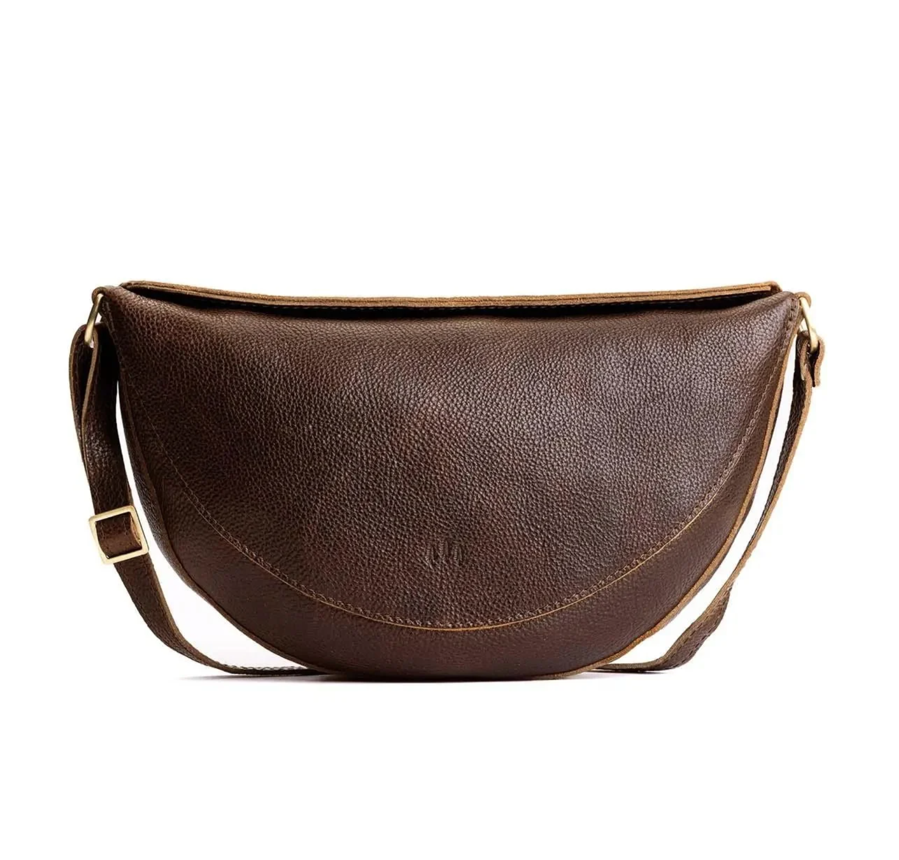 Leather Koala Sling Bag — Adjustable Strap, Magnetic Closure