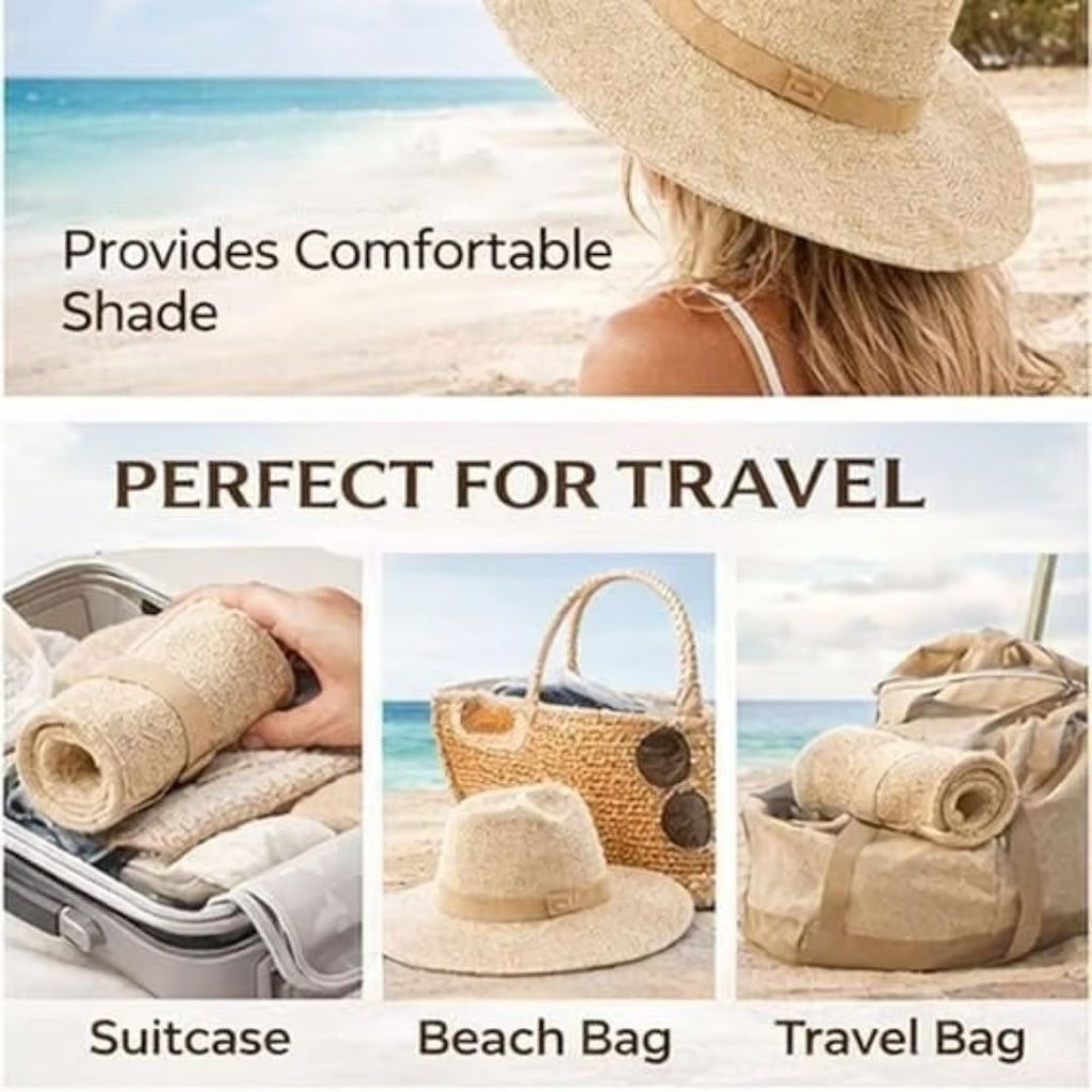 Packable Knit Fedora Hat