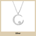 🎁 PERFECT GIFT 🌙✨ Bright Night: Moon Star Necklace – Glow-in-the-Dark Elegance with Celestial Charm 💫🌌