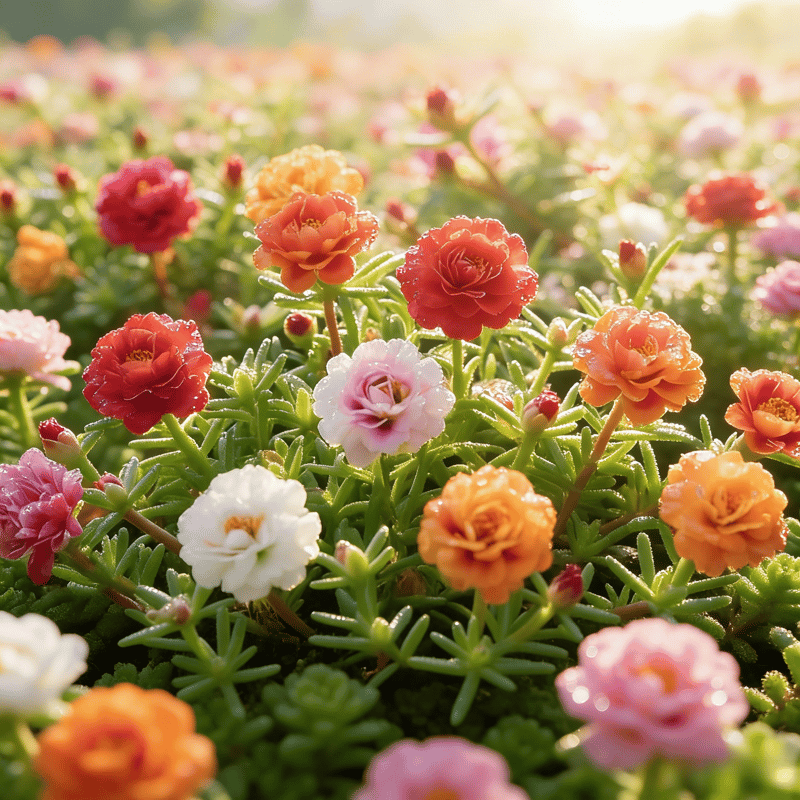 Best Store - 🌸Moss Rose Seeds – 🌿Perennial Flower Seeds / Large Flowers / Easy to Grow