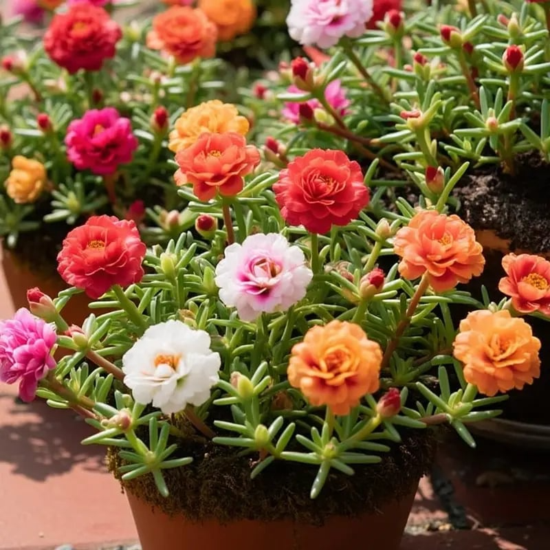 Best Store - 🌸Moss Rose Seeds – 🌿Perennial Flower Seeds / Large Flowers / Easy to Grow