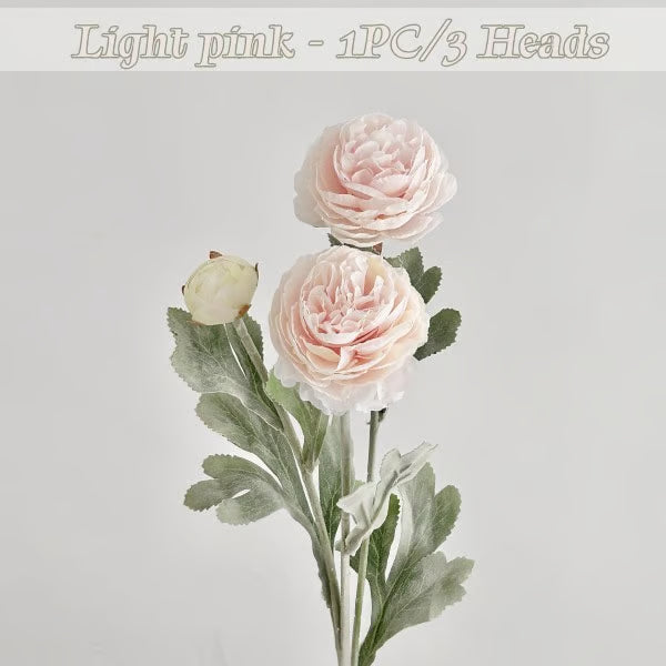🌸 Lifelike Luxury Peony Flowers – No Watering, No Wilting, Just Lasting Beauty! 💐✨