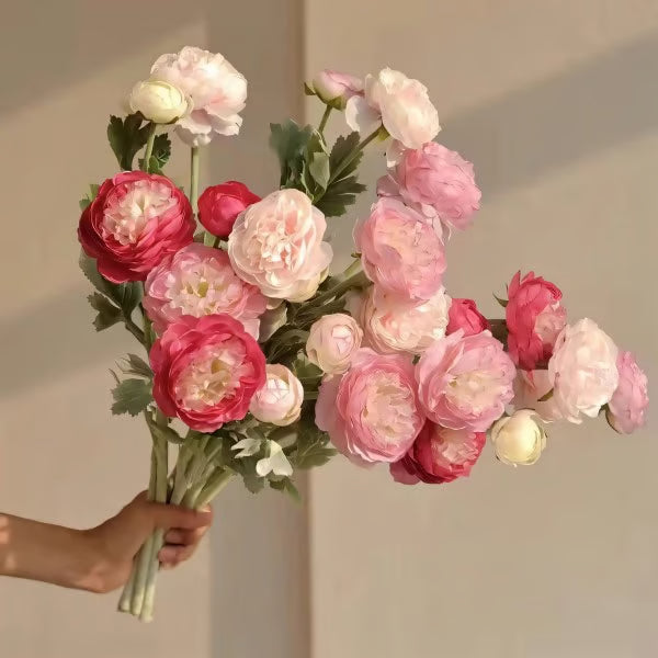 🌸 Lifelike Luxury Peony Flowers – No Watering, No Wilting, Just Lasting Beauty! 💐✨
