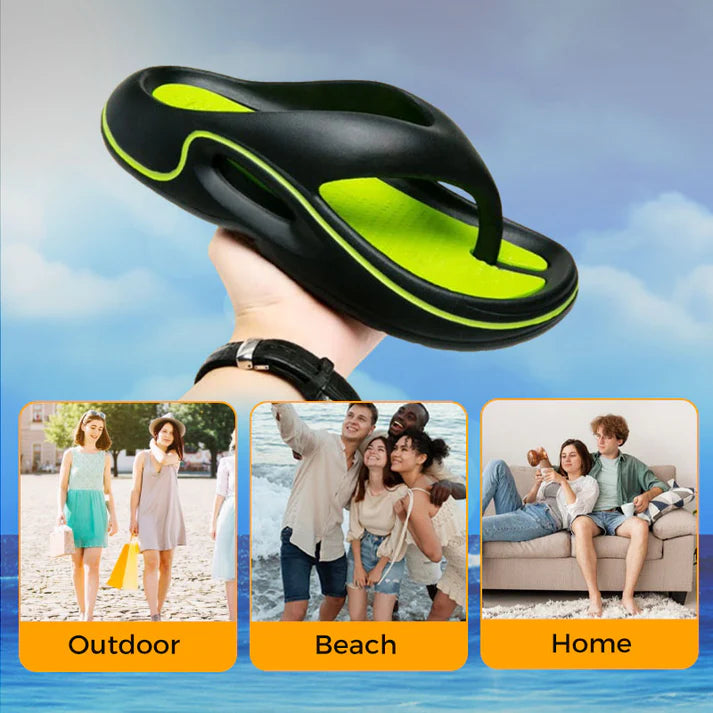 🏖️ Comfortable Summer Flip Flops with Thick Soles
